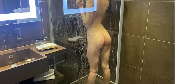  Hot Girl had Blowjob and Passionate Fucking in Shower - Homemade